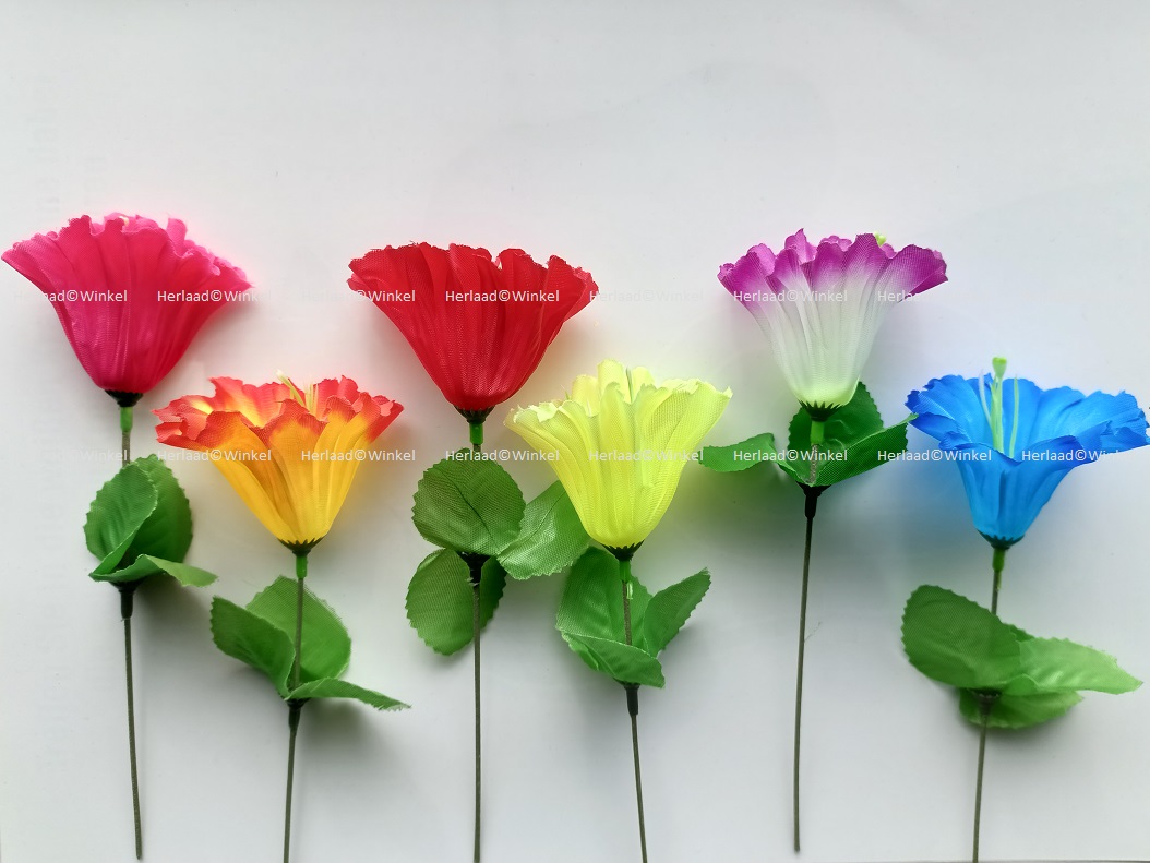 Funfair KELK Flowers Short Stem ASSORTMENT COLOR set of 10